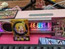 iKF A30幻影電競電腦音響7.1立體音效降噪拔插麥深淵RGB燈效藍牙有線臺式桌面音箱音樂游戲 櫻花粉 曬單實拍圖