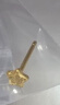 六福珠寶黃金耳釘日月星辰(單只)手工錘紋福滿傳家足金禮物 計價 約0.57克 曬單實拍圖