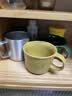MUJI 不銹鋼 雙層馬克杯 水杯杯子帶把手桌面 家用 咖啡杯 銀色S  410ml 曬單實拍圖