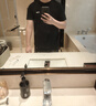 李寧（LI-NING）短袖T恤男士夏季新款速干男女同款圓領運動跑步健身寬松透氣衣服 曬單實拍圖