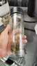 富光玻璃杯雙層男士商務(wù)水杯便攜車載高硼硅玻璃杯子茶水分離泡茶杯 曬單實拍圖