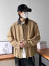 Dickies美式撞色翻領工裝夾克外套男2026春季新款寬松休閑百搭男士上衣潮 土黃色 XL 曬單實拍圖