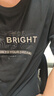 京東京造【涼感印花T】短袖男士t恤男抗菌防螨 bright黑色 XXL 曬單實拍圖