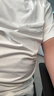 布先生夏季短袖男款T恤設計感做舊紫色圓領時尚廓形GT16383 龍膽紫 L (175) 曬單實拍圖
