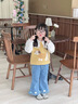 班喜迪【10A抗菌】女童馬甲秋裝2026新款寶寶背心春秋男童針織兒童馬夾 套裝 【馬甲+襯衫】 110 曬單實拍圖