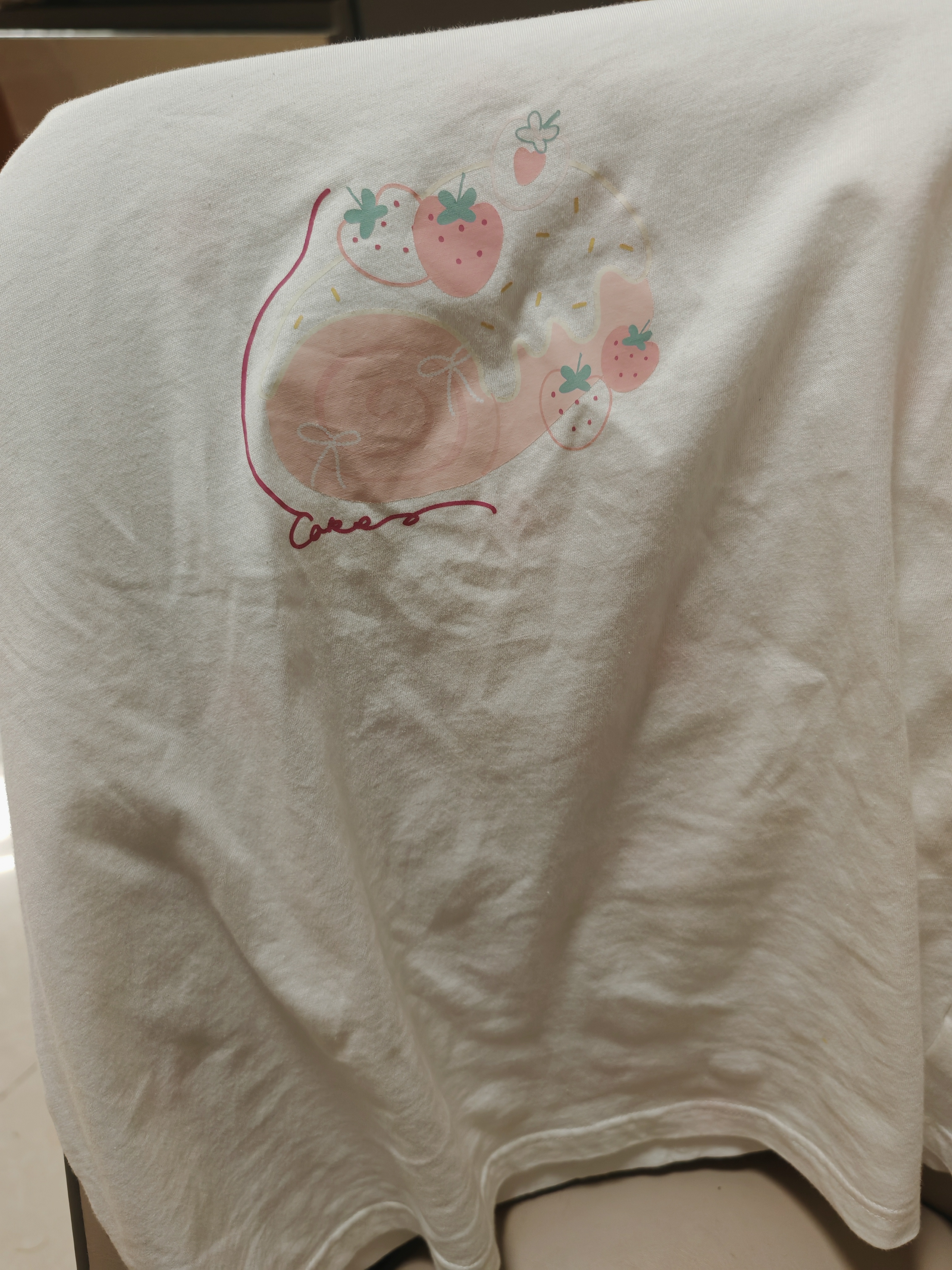 巴拉巴拉童裝女童短袖t恤兒童衣服2026新夏季吸濕速干衣服純棉甜美大童潮 本白10101寬松型 -速干 160 曬單實拍圖