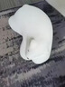 歐圣斯（OSHNES FURNITURE） 北極熊懶人沙發椅單人小沙發座椅網紅趴趴熊睡熊臥室休閑沙發 【進口中厚布】趴趴熊/玉兔短絨（高級白） 曬單實拍圖