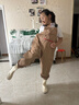 神鯊卡其色女士成人下水褲涉水褲連體半身涉水服帶雨鞋防水雨褲趕海服 曬單實(shí)拍圖