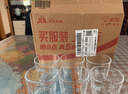 幾物森林 玻璃杯啤酒杯洋酒杯烈酒杯家用威士忌洋酒杯水杯套裝四方杯6只裝 曬單實拍圖