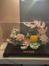 東方泥土陶瓷花雕塑藝術(shù)品擺件客廳裝飾桌面飾品/四季爭艷中秋禮品 D51-36C四季爭艷（大號玉瓷） 曬單實拍圖