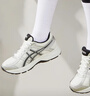 亞瑟士ASICS網(wǎng)面跑鞋百搭男鞋緩震運動鞋透氣跑步鞋 GEL-CONTEND 4 白色/銀色 42 曬單實拍圖