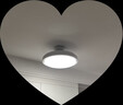 美的（Midea）風(fēng)扇燈一體餐廳吸頂?shù)跎葻羰焖L(fēng)led臥室三防白光護(hù)眼36寸 曬單實(shí)拍圖