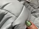 童泰（TONGTAI）嬰兒羽絨服連體衣冬季寶寶鴨絨服男童女童外出連帽哈衣藍色80cm 曬單實拍圖