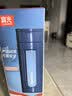 富光茶杯男士茶水分離泡茶杯辦公商務便攜防摔塑玻雙層杯車載女士水杯 黑色 520ml 1只 曬單實拍圖