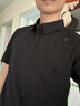 迪桑特（DESCENTE）【七夕禮物】GOLF高爾夫男士 商務POLO衫 黑色 曬單實拍圖