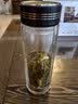 蘇泊爾（SUPOR）雙層玻璃杯商務辦公泡茶杯男女士茶水分離杯戶外車載水杯子 曬單實拍圖