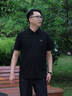 奧米茄布朗品牌男裝短袖t恤男夏季冰絲薄款純色無痕翻領(lǐng)商務(wù)通勤打底POLO衫 黑色 【禮盒裝】 XL 180 推薦體重：150-165斤 曬單實(shí)拍圖