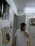 戰浩【2件】冰絲莫代爾棉短袖t恤男夏季青年薄純白色打底衫圓領半袖體 白色+白色 2XL 建議【150-165斤】 曬單實拍圖