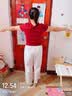 韓都衣舍正肩短袖t恤女2026新款夏季今年流行的爆款女裝方領(lǐng)半袖短款上衣 曬單實拍圖