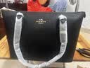 蔻馳（COACH）【品牌直供】女士GALLERY大號手提單肩斜挎托特包CV402黑色通勤 曬單實拍圖