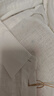 MUJI 女式 漢麻水洗襯衫領長袖襯衫女士女裝襯衣外套內搭上衣女款春夏 白色 L （165/88A） 曬單實拍圖