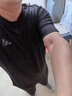 阿迪達斯（adidas）26新款短袖男款夏季輕薄速干短袖戶外運動圓領休閑T恤 黑色 L 曬單實拍圖