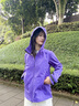 Rapido【鐘楚曦同款】新品睿必度26早秋男女情侶DERMIZAX防水沖鋒衣夾克 女款-紫色 S 曬單實拍圖
