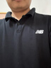 NEW BALANCEPOLO衫男款簡約T恤百搭運動夏季短袖MT51519 黑色  M 曬單實拍圖