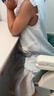 戴維貝拉（DAVE＆BELLA）女童夏季連衣裙萊賽爾涼感紗裙藍色公主裙女寶裙子 曬單實拍圖