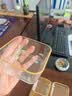 格娜斯 玻璃水果盤客廳復古輕奢創意零食分格干果盤北歐ins點心糖果盤 曬單實拍圖