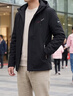 皮爾卡丹（pierre cardin）男士夾克加絨加厚2026秋冬季新款男裝韓版潮流保暖上衣服休閑外套 901黑色 L 【適合110-125斤】 曬單實拍圖