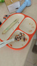 世喜寶寶硅膠餐盤嬰兒分格兒童餐盤吸盤一體自主進食吃飯輔食餐具學生 曬單實拍圖