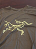 ARC'TERYX始祖鳥 IONIA MERINO WOOL LOGO 透氣 男子 短袖T恤 TATSU / RAY/復(fù)古綠/輝耀黃 M 曬單實(shí)拍圖
