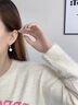 卡時亞（KATIMEYA）珠寶品牌雪花珍珠耳釘女優雅精致耳墜耳飾七夕情人節禮物送女友 雪花珍珠耳釘【當/次日達】 曬單實拍圖