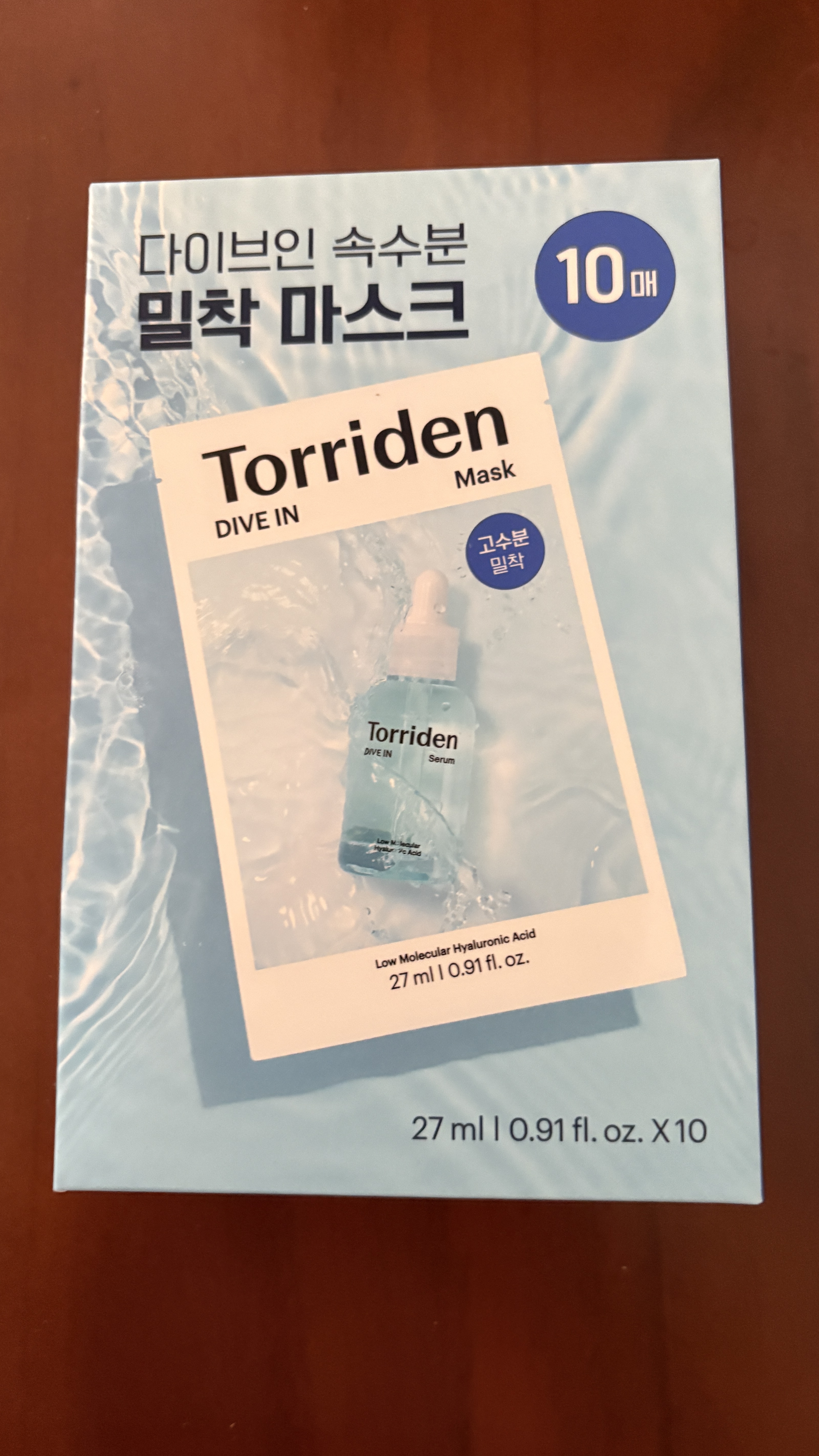 韓國桃瑞 丹Torriden面膜貼片玻尿酸精華液保濕棉片爽膚水潤唇膏 【玻尿酸】保濕面膜 10片/盒 曬單實拍圖