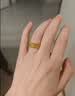 中國黃金（CHINA GOLD）足金999腰纏萬貫黃金戒指時尚女士指環(huán)送女友老婆七夕情人節(jié)禮物 【京東倉直發(fā)】14#-約0.7g 曬單實拍圖
