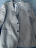 Raidy Boer/雷迪波爾秋冬新款男商務(wù)羊毛混紡千鳥格紋西服2012-98 灰格 175/50/L 曬單實(shí)拍圖