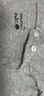 茵曼（INMAN）茵曼100%新疆棉POLO領刺繡T恤26夏女裝新款正肩短袖上衣 本花灰 L 曬單實拍圖