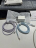 倍思蘋果充電線PD30W快充線usb-c轉(zhuǎn)lightning編織數(shù)據(jù)線適用iPhone14/13promax/12/11/xr/8手機1.2米白 曬單實拍圖