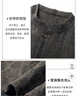 CJZ香云紗100%桑蠶絲短袖襯衫男士2026夏季高檔半袖襯衣中式爸爸裝 灰咖色 立領(lǐng)短袖 L 體重135 左右 曬單實(shí)拍圖