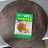 壯鄉 正宗鐵木砧板實(shí)木菜板越南蜆木家用廚房切菜板原木案板龍州刀板 304純不銹鋼款42X5CM 圓形 曬單實(shí)拍圖