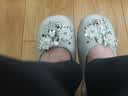 卡駱馳（CROCS）經典閃耀芭蕾鞋外穿女鞋單鞋時尚百搭花園鞋涼鞋|213293 銀閃-0IC 39 (250mm) 曬單實拍圖