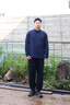 Rapido【新品】RAPIDO睿必度26早秋男士磨毛半拉鏈立領長袖T恤靂霹道 藏青色 XL 180/96A 曬單實拍圖