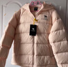 駱駝（CAMEL）戶外羽絨服男女同款情侶加厚保暖面包服 A35WR28002 白玉粉 S 曬單實拍圖