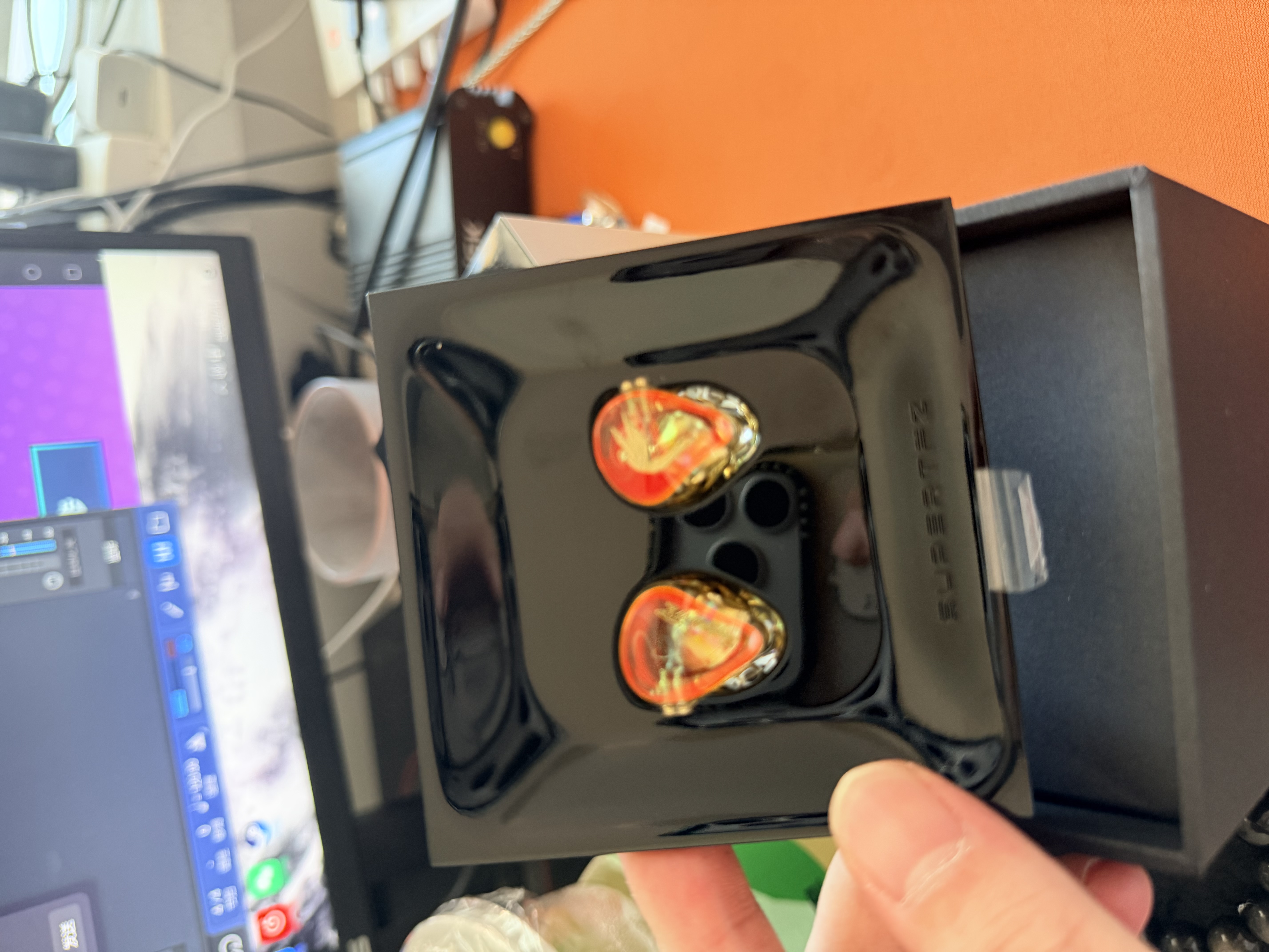 SUPER TFZ FORCE1C入耳式耳機hifi有線高音專業 架子鼓手監聽耳機發燒舞臺音樂耳機重低音 3.5mm【3米無麥線】直播舞臺專用 曬單實拍圖