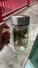 天喜（TIANXI）玻璃杯加厚泡茶杯水杯大容量送禮茶水分離杯本色380ml父親節(jié)禮物 曬單實(shí)拍圖