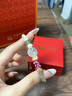 中國(guó)黃金（CHINA GOLD）山盟海誓手鏈女平安扣情侶手繩和田玉手飾送女友男友 山盟海誓手鏈【情侶款】 曬單實(shí)拍圖