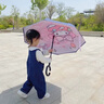 巧工坊兒童雨傘安全反向傘黑膠雙層遮陽(yáng)傘幼兒園男女小學(xué)生太陽(yáng)傘晴雨傘 草莓美樂(lè )蒂 曬單實(shí)拍圖