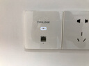TP-LINK TL-AP450I-PoE薄款(方) 450M無線86型面板式AP 企業(yè)級酒店別墅全屋wifi接入 POE供電 AC管理 曬單實拍圖
