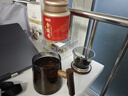 TEAHUE茶杯茶水分離泡茶杯玻璃水杯男士辦公杯子玻璃高硼硅茶杯男生禮物 曬單實拍圖